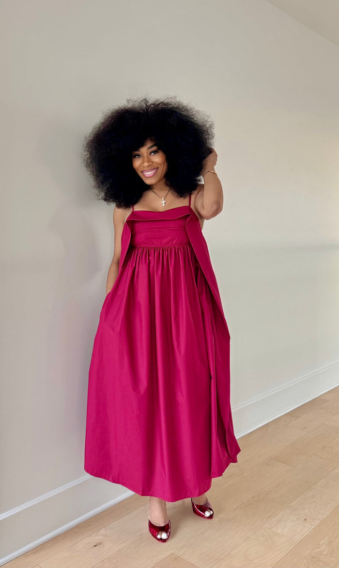 Raspberry dress