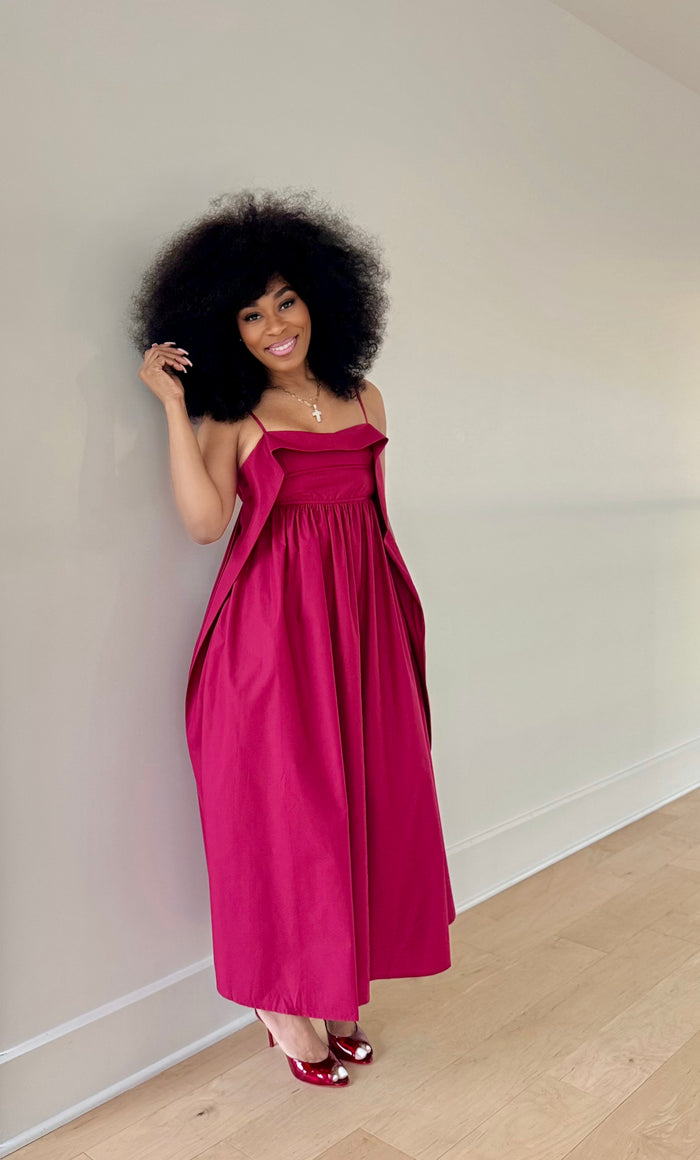Raspberry dress