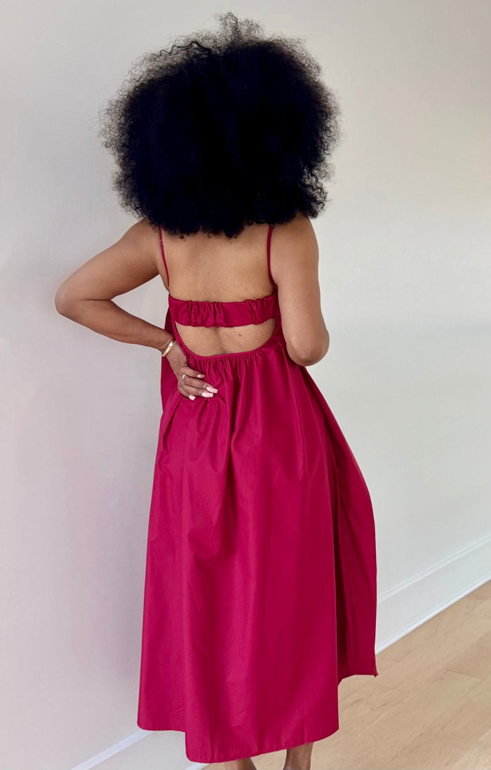 Raspberry dress