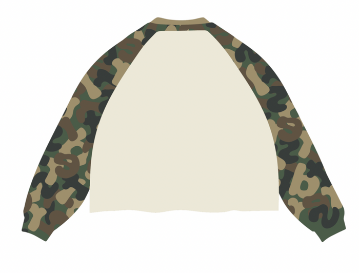 Red Letters Camo L/S Thermal Shirt