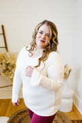 Spanx® BETTER BASE LONG SLEEVE CREW IN POWDER - Love Marlow