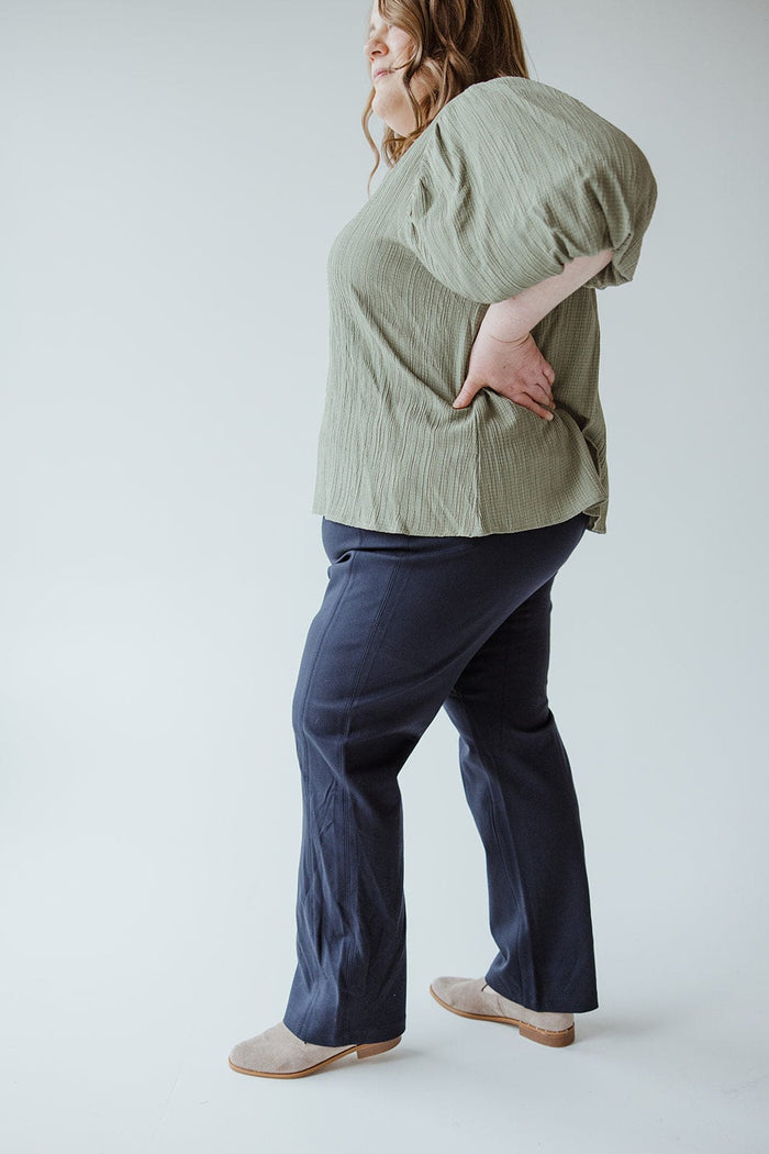 Spanx© The Perfect Black Pant, Slim Straight in Classic Navy - Love Marlow