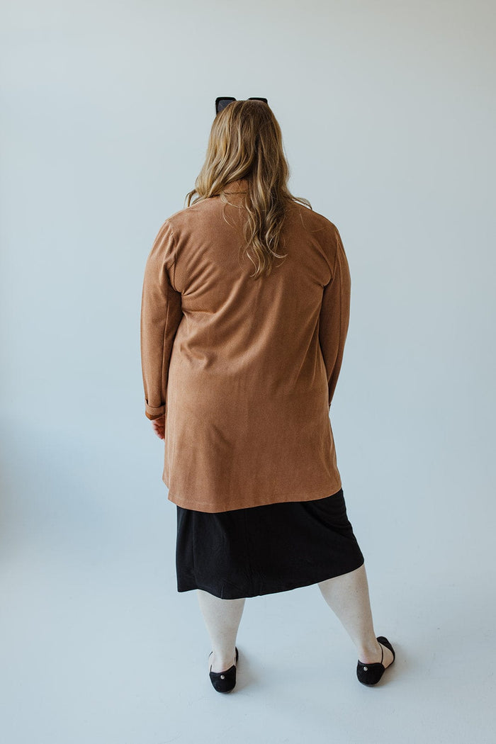STRETCHY CORDUROY BLAZER IN PENNY - Love Marlow