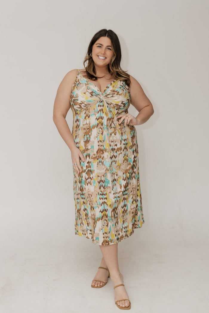 Twist Front Maxi Dress - Love Marlow