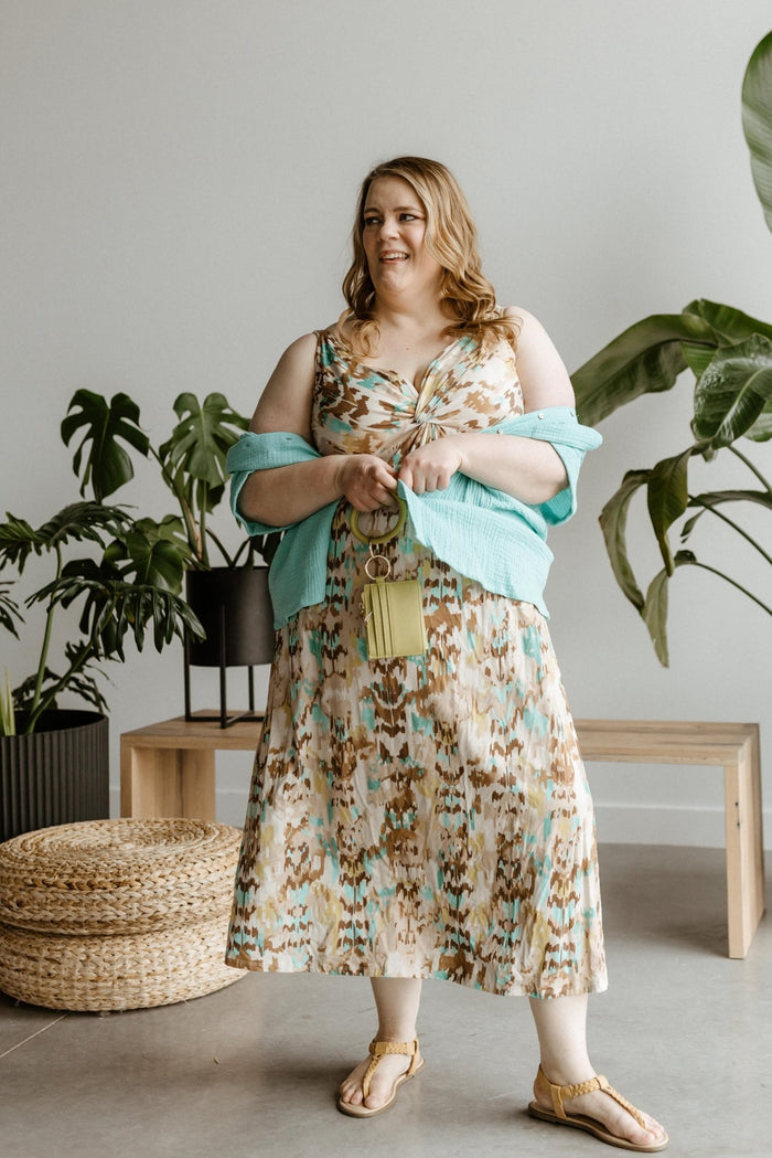 Twist Front Maxi Dress - Love Marlow
