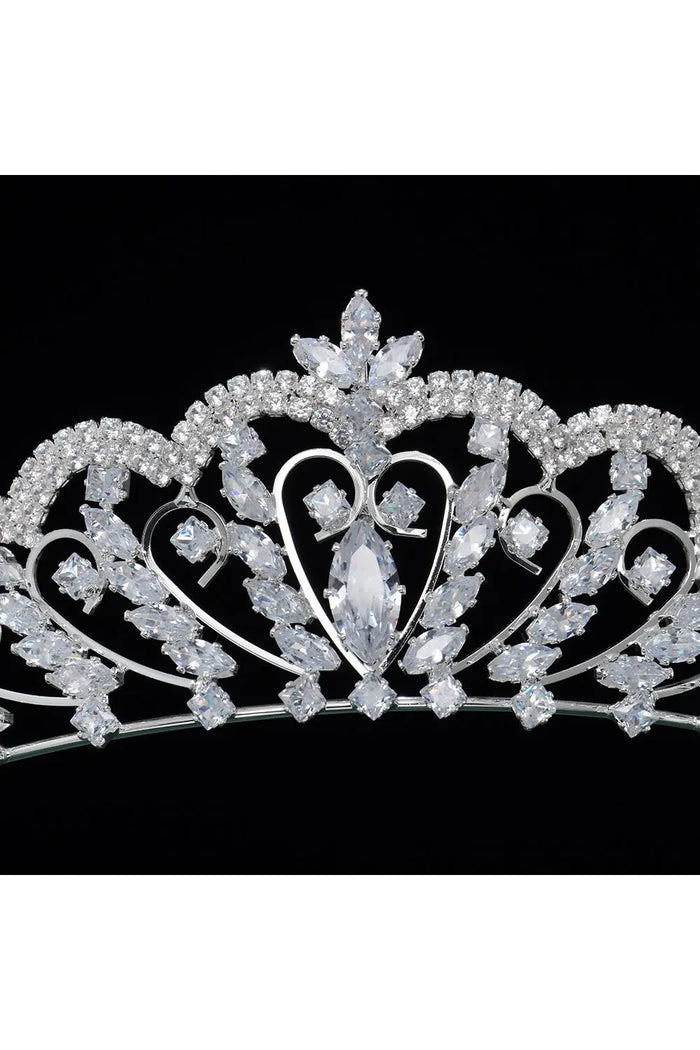 Vintage Silver Crystal Tiara Crown HP014 Sheer Fairy