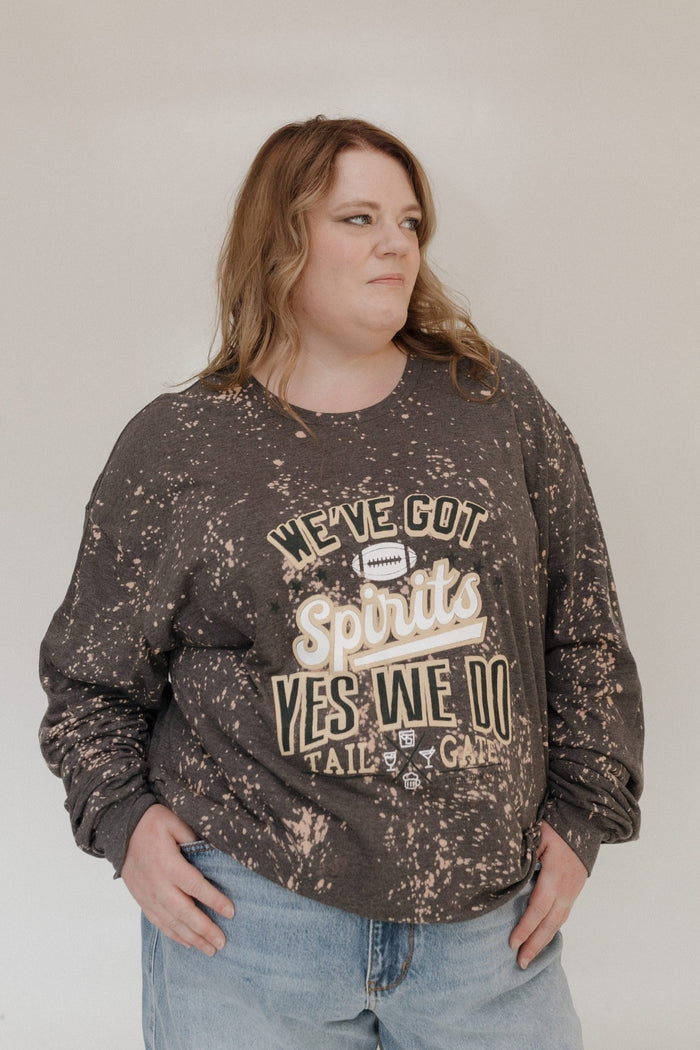 "WE'VE GOT SPIRITS YES WE DO TAILGATE" GRAPHIC TEE - Love Marlow
