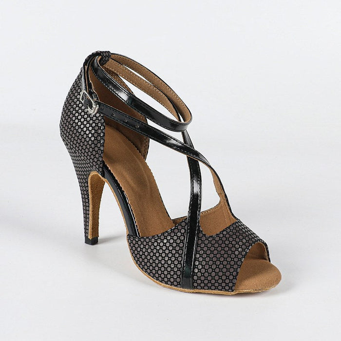 Women's Leatherette Customized Heel Latin Shoes Ballroom Dance Shoes Salsa Shoes