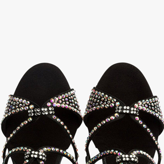 Women's Satin Customized Heel Latin Shoes Salsa Shoes Ballroom Dance Shoes