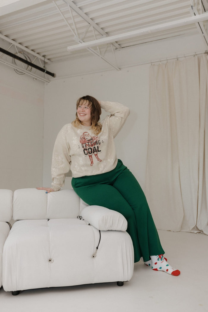 "YOU ARE ALL GETTING COAL" GRAPHIC SWEATSHIRT - Love Marlow